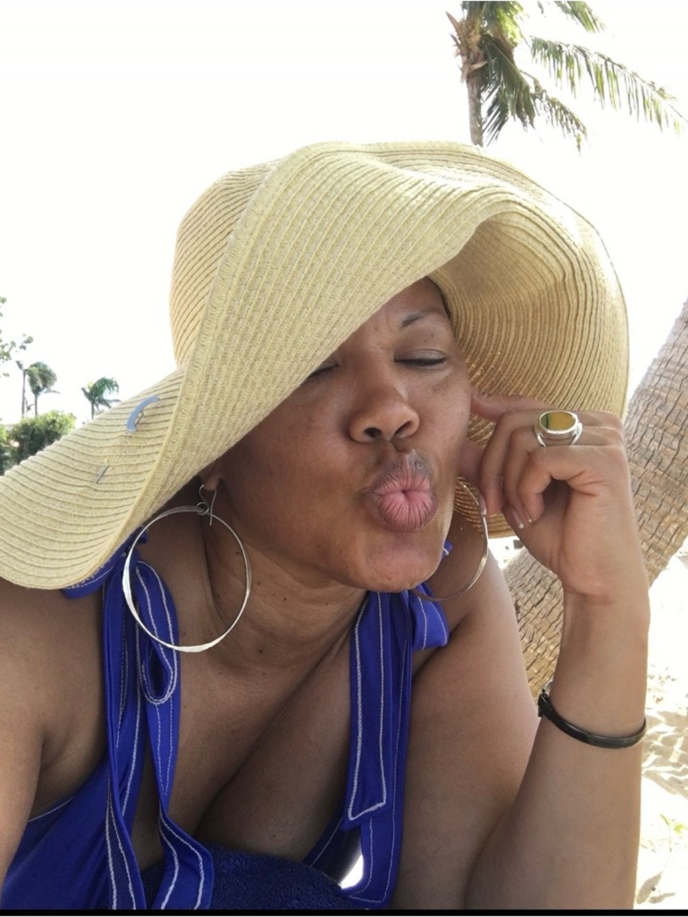 JCrew - Royal Blue One-Piece Swimsuit with Tie Straps. For @kelbd only. - Picture 7 of 8